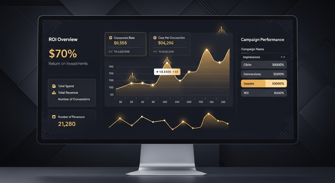 Marketing video ROI comparison dashboard showing cost per video across different production methods