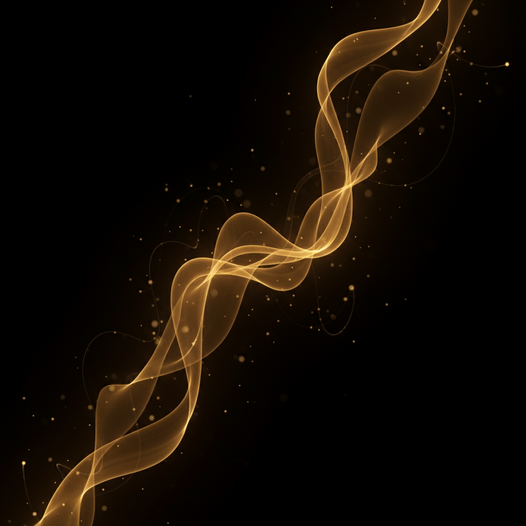 Abstract golden light