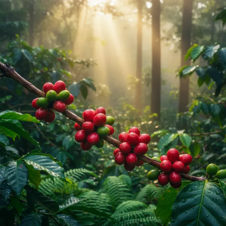 AI thumbnail: The Origins of Coffee